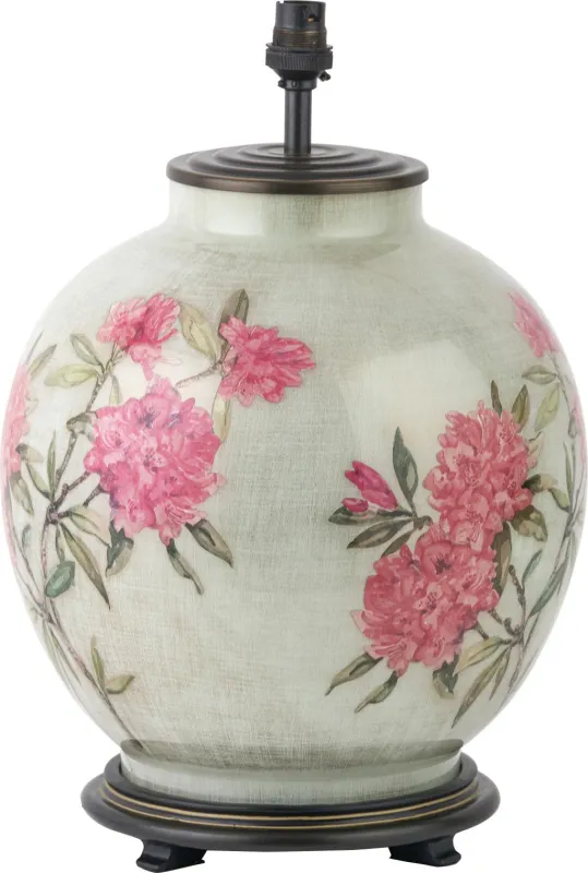Rhododendron Sizable Glass Table Lamp Base