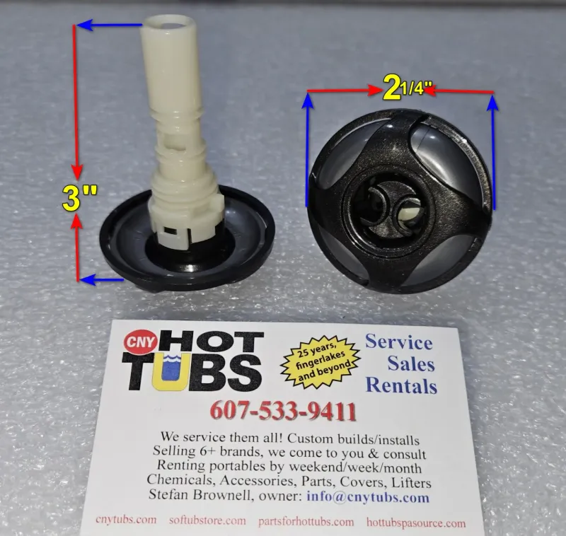 Waterway Cluster Storm thread- spinner jet, SS Shuriken face