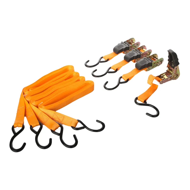Heavy Duty 4 Piece Ratchet Tie Down