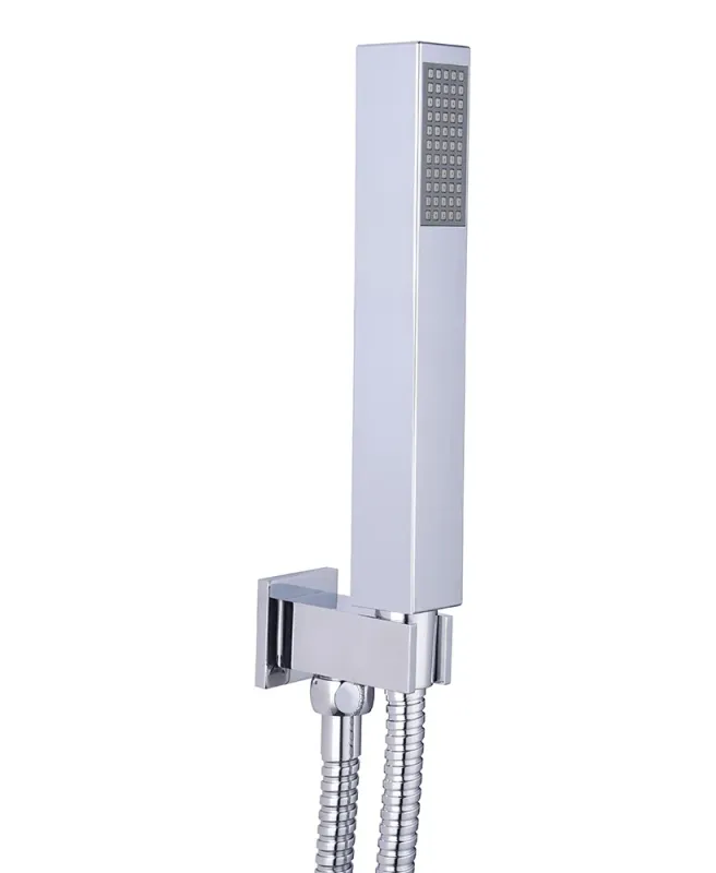 SQUARE Wall Outlet Kit ABS Chromium