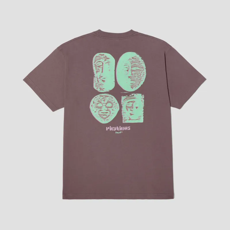 HUF Rhythms Shortsleeve T-Shirt Airy Plum
