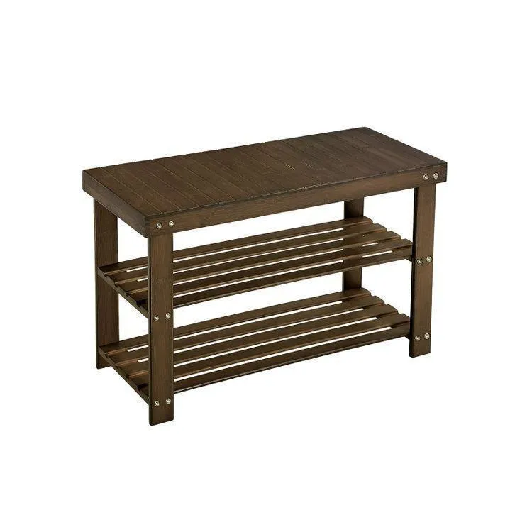 2-Tier Shoe Bench Chestnut