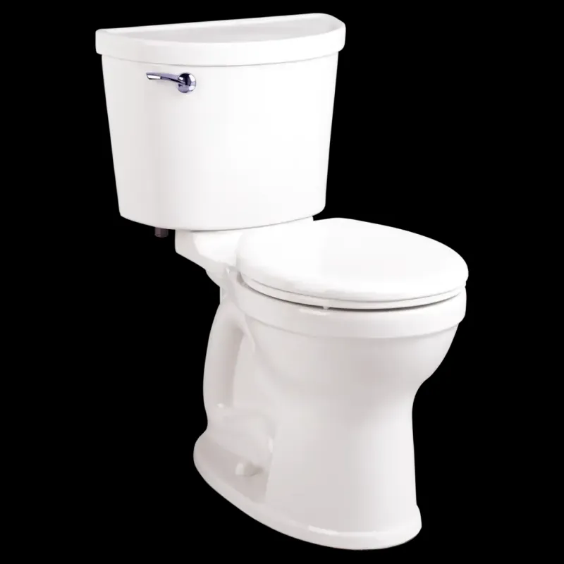 American Standard Champion Pro Two Piece Chair Height Round Front Toilet Pearl