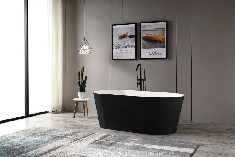 Bagno Italia Monaco One Piece No-cost Standing Bathtub