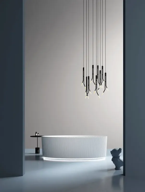 Bagno Italia Palace 67 Inch One Piece No-cost Standing Bathtub