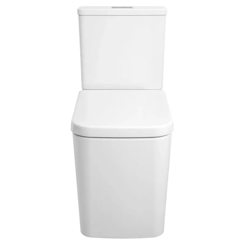 Eurocube Two Piece Elongated Twin Flush Toilet