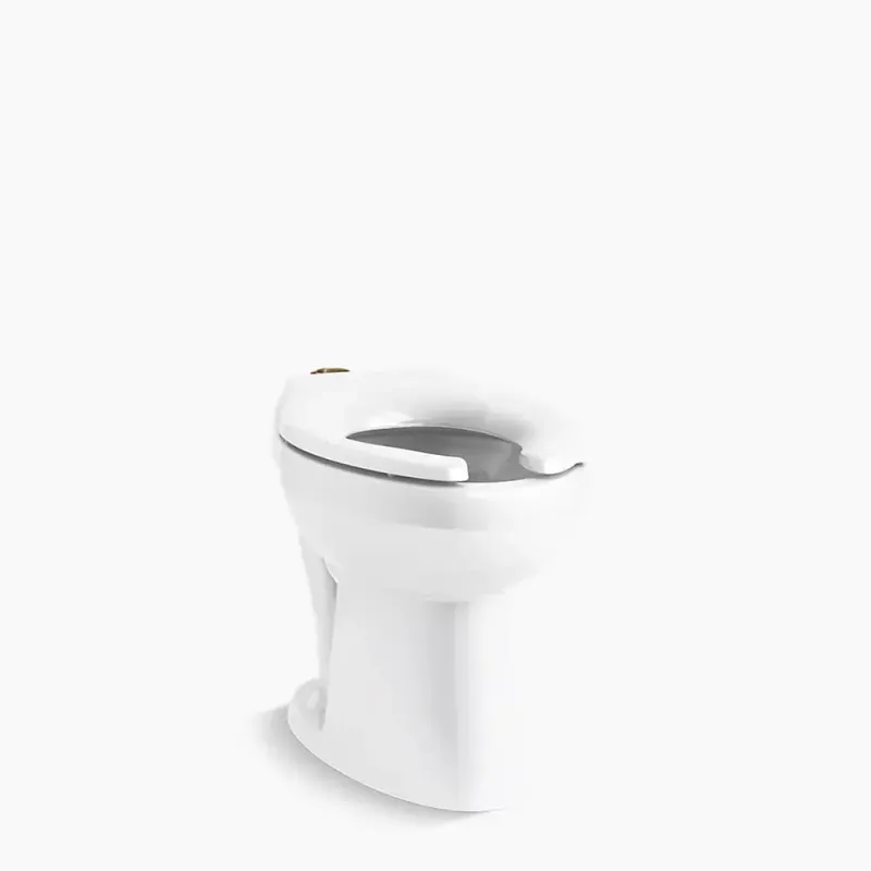 Kohler Highcliff™ Ultra Floor-Mount Top Spud Flushometer Bowl Alabaster