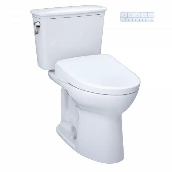 Toto Drake Transitional WASHLET+ S7A Two-Piece Toilet - 1.28 GPF