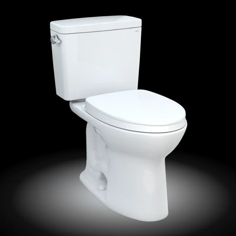 Toto Drake Two-piece Elongated Toilet 1.6gpf Conventional Height Seat