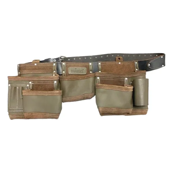 Top Grain Leather Harness Paired Tool Belt