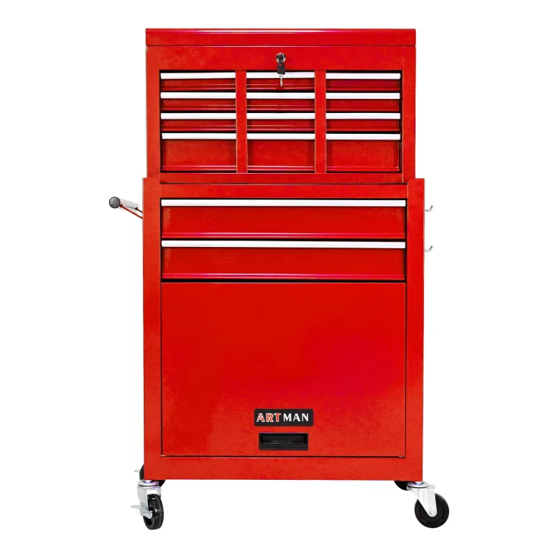 Professional Grade High Capacity Rolling Tool Chest Wheels And Drawers, Storage Cabinet