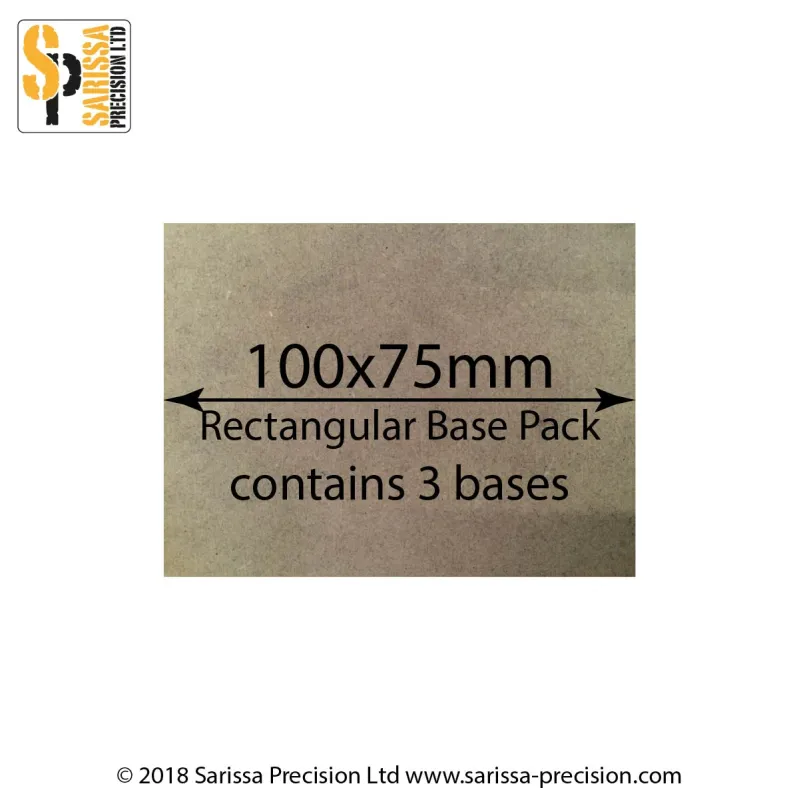 100 x 75mm Base Pack