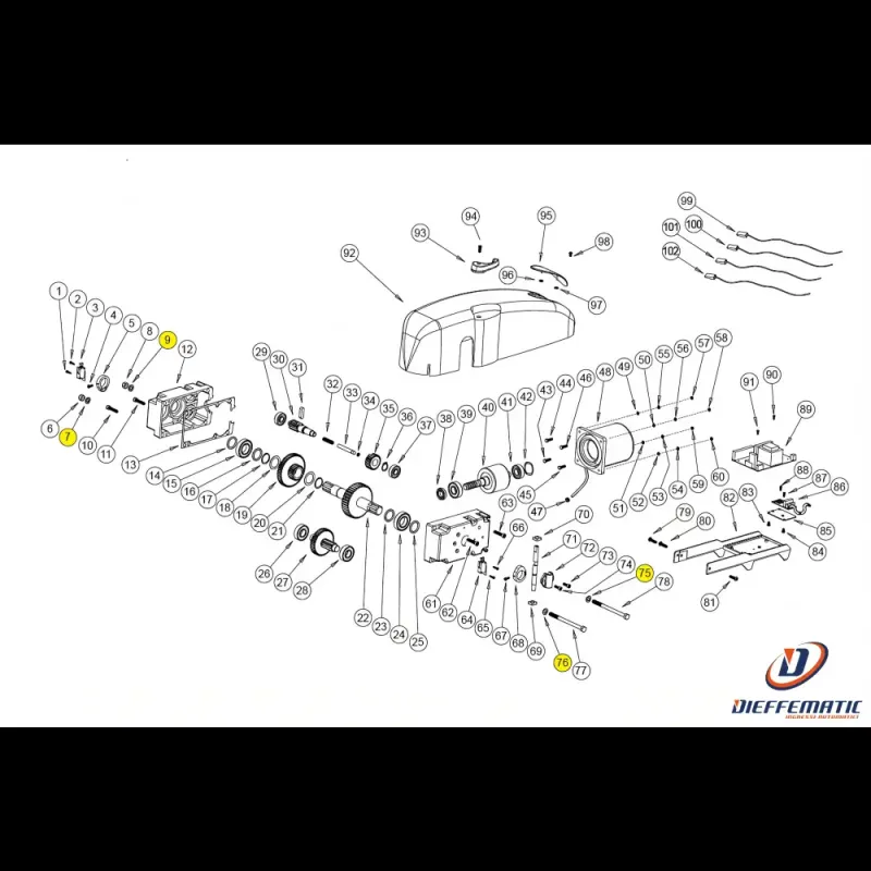 100071 Rondella D8 Core Bazer Ricambio