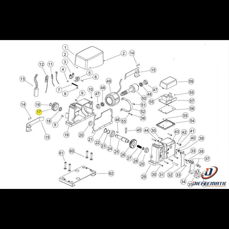 113000 Ingranaggio Ext. Z16 M4 Ag Future Kv10 Ricambio