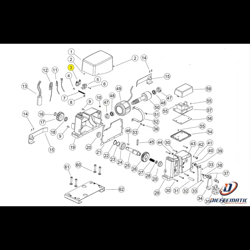 113020 Microswitch + Leva Ag Future Kv10 Ricambio