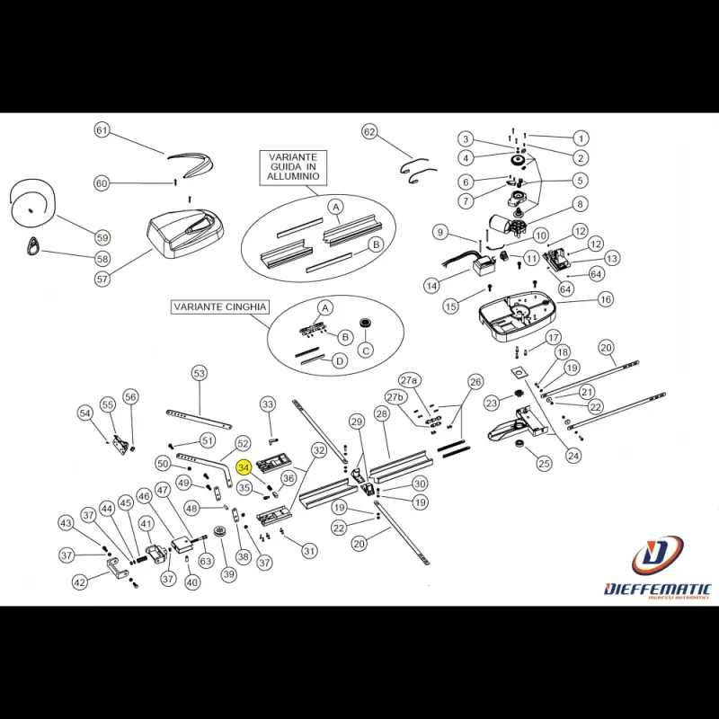 114020 Molla Sblocco Utile Uniko Ricambio