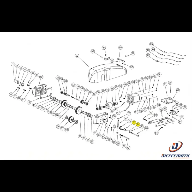 121035/4 Vite Autofilettante Tcei 4,8X19 Standard Bazer Ricambio