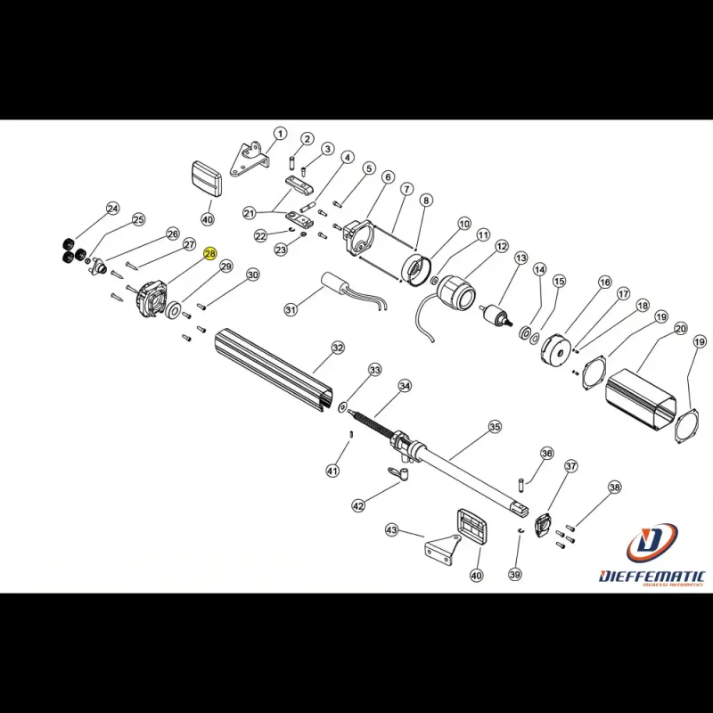 121331 Coperchio Epicicloidale Linear 11 Vh 230V Ricambio