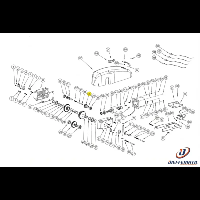 121379 Ingranaggio Z24 M1.5 Core Bazer Ricambio
