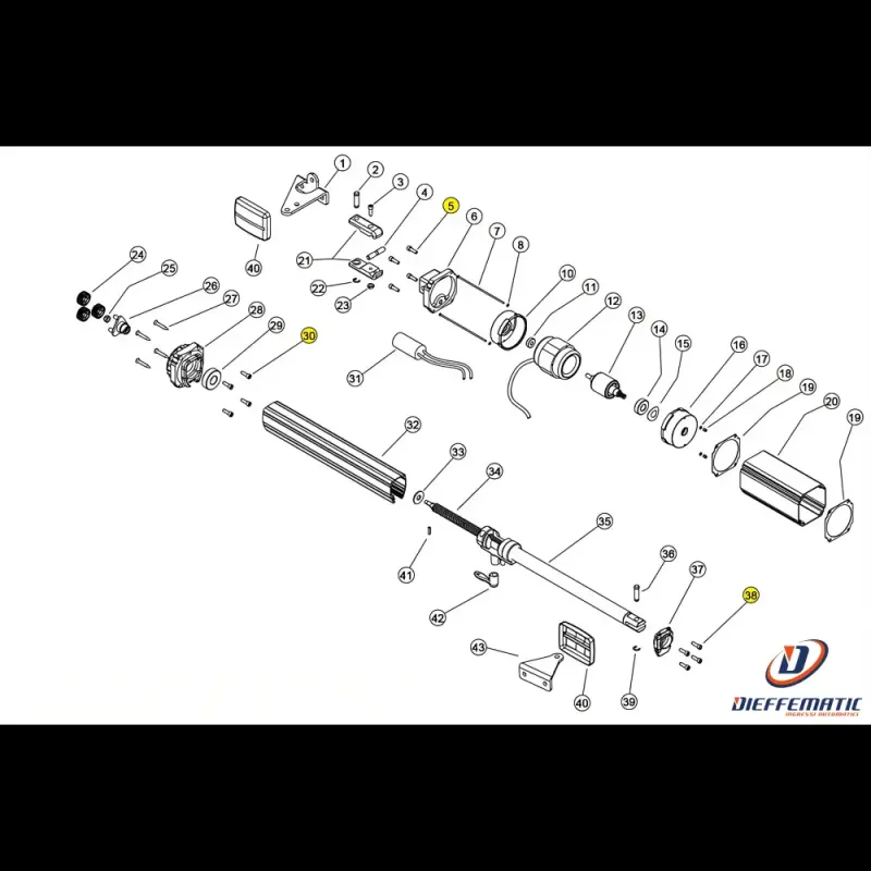 121823 Vite Trilobata 6X16 Tcei Linear 11 Vh 230V Ricambio