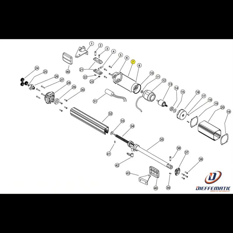 122000 Tirante M3X140 Linear 11 Vh 230V Ricambio