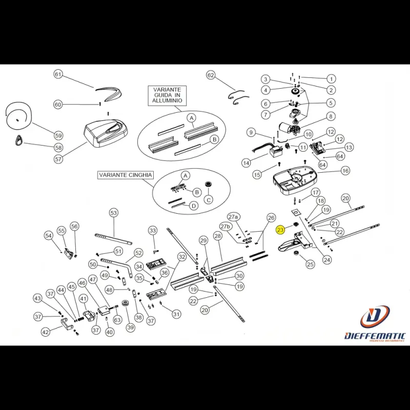 122019/2 Pignone Catena Utile Uniko Ricambio - 20V