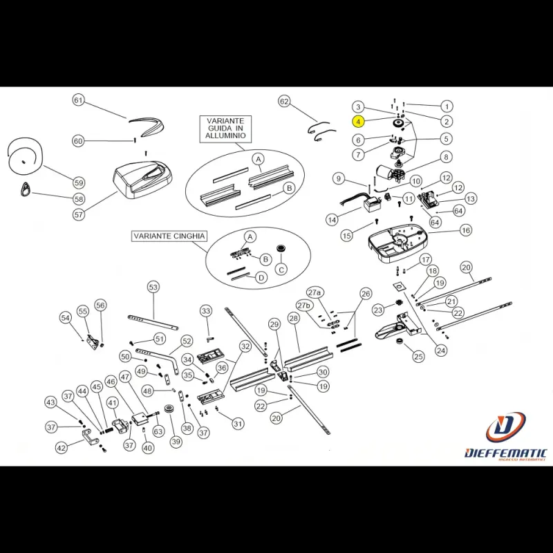 122304 Rondella D4 X 12 Utile Uniko Ricambio