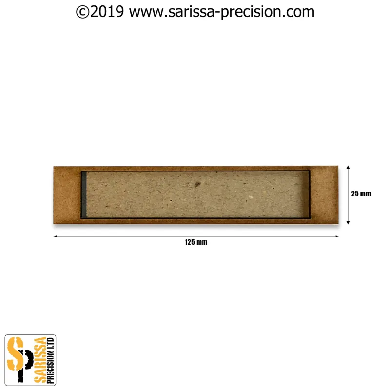 125x25mm Movement Tray 20x20mm bases