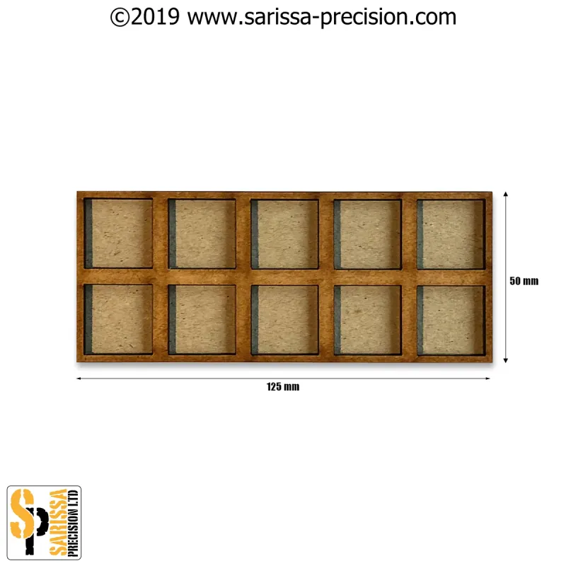 125x50mm Movement Tray 20x20mm bases (Skirmish Style)
