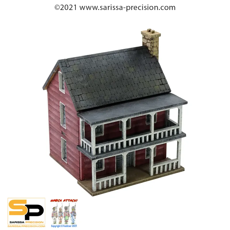 15mm North American - Planked House Porch & Balcony Kit Accessories