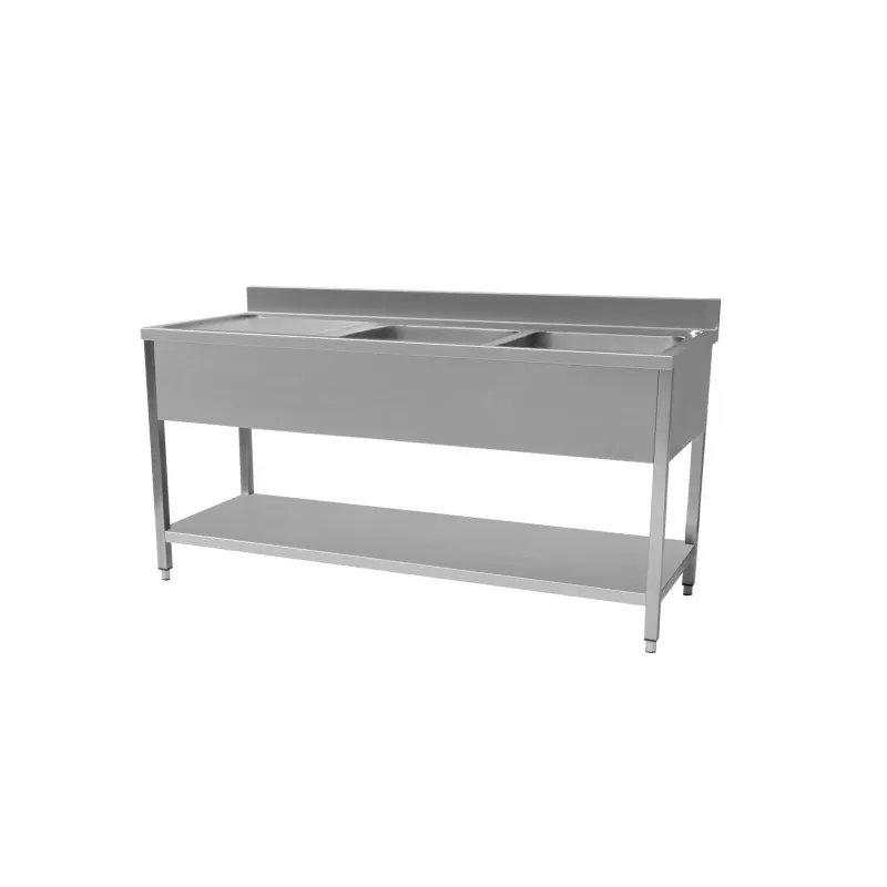 231007 - Stainless Alloy Sink 1600x600mm (WxD) Left Hand Drain