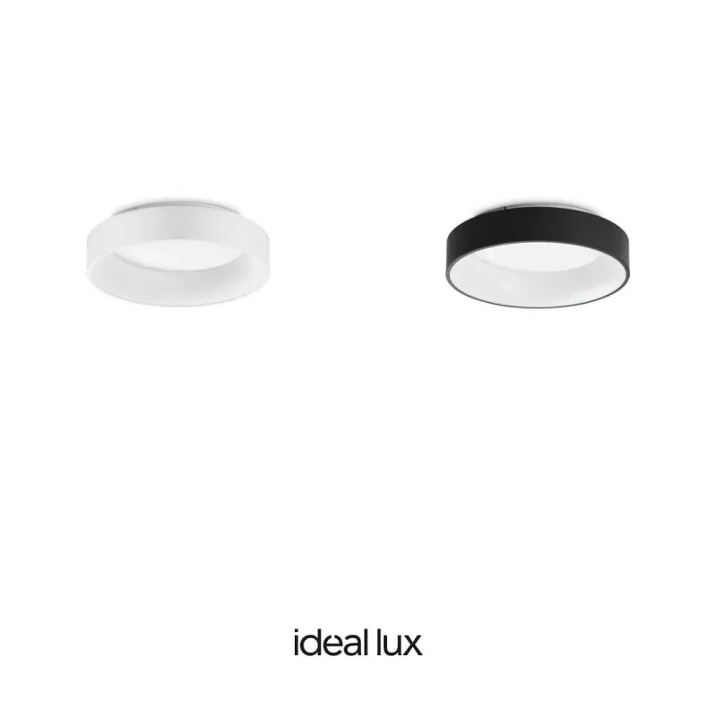 307206 Plafoniera Ziggy d045 cm led 30w 3000k finitura nero Excellent Lux