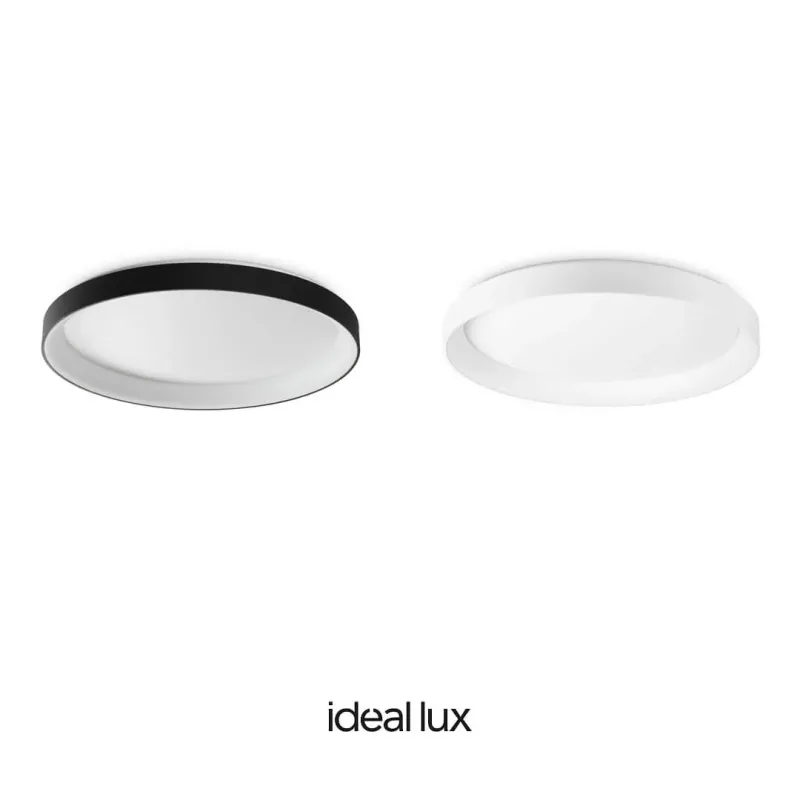 321615 Plafoniera Ziggy d080 cm led 62w 3000k finitura nera Superb Lux