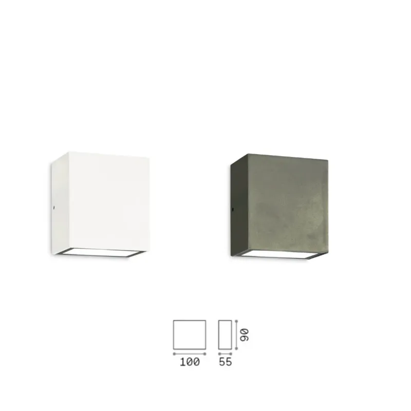 321691 Applique da esterno Argo ap1 4000k bianco Premium Lux