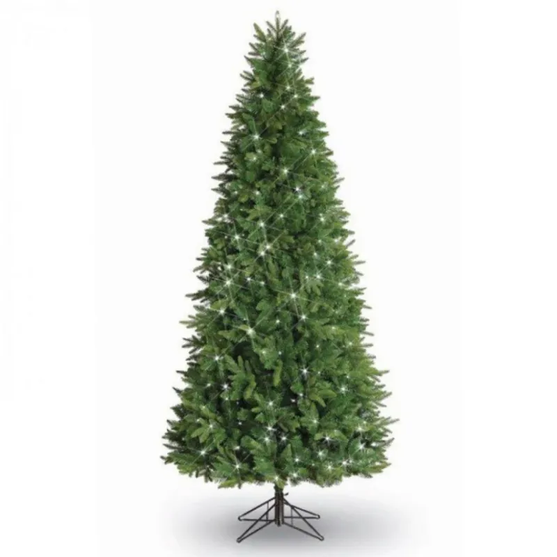 8.5ft Slim Pinewood Pre-lit Christmas Tree
