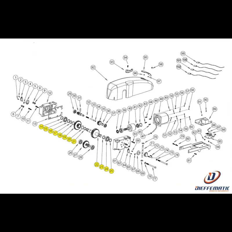 9008 Gruppo Trasmissione Completo Essential Bazer Ricambio