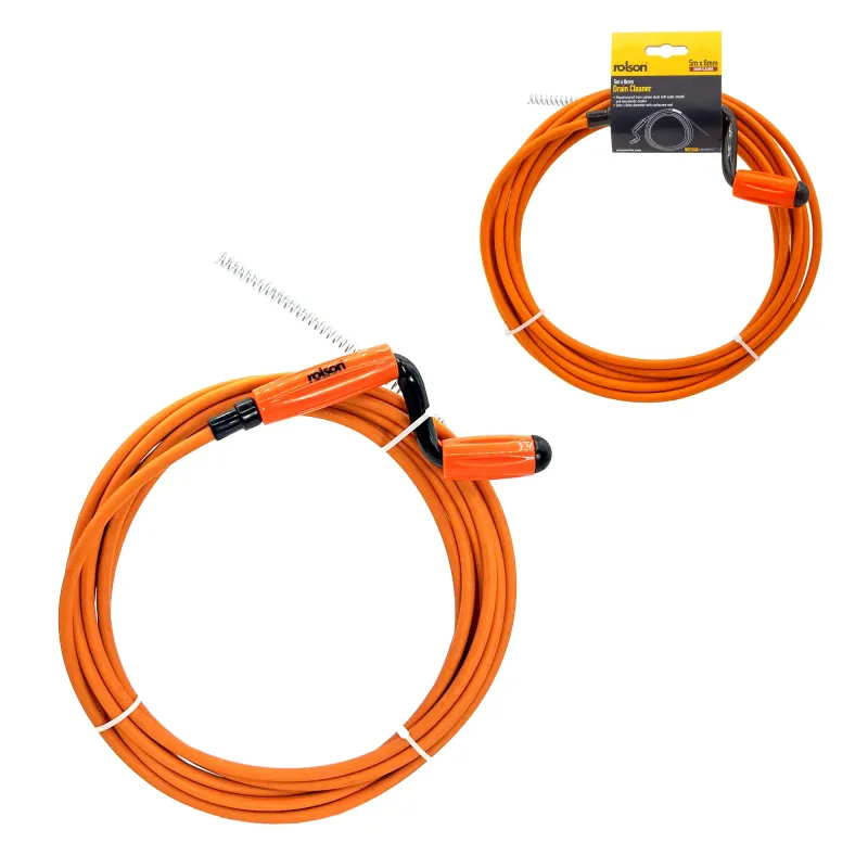 5m x 9mm Drain Cleaner 40-Piece Bit Set