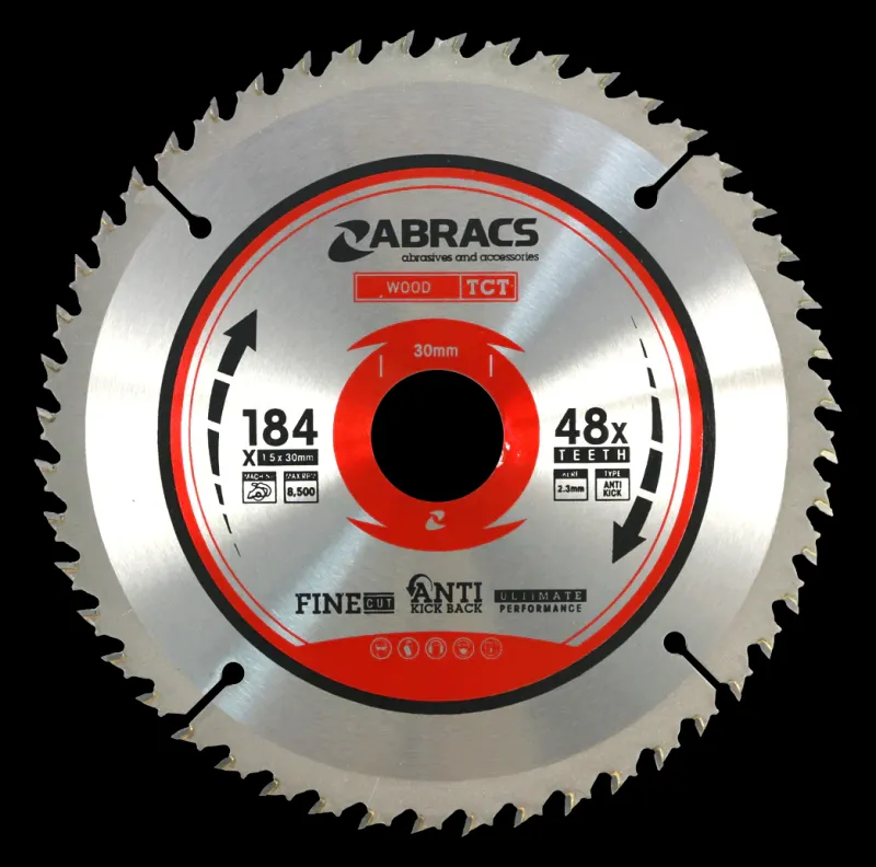 Abracs BLADE 184mm x 30mm x 48T - Wood