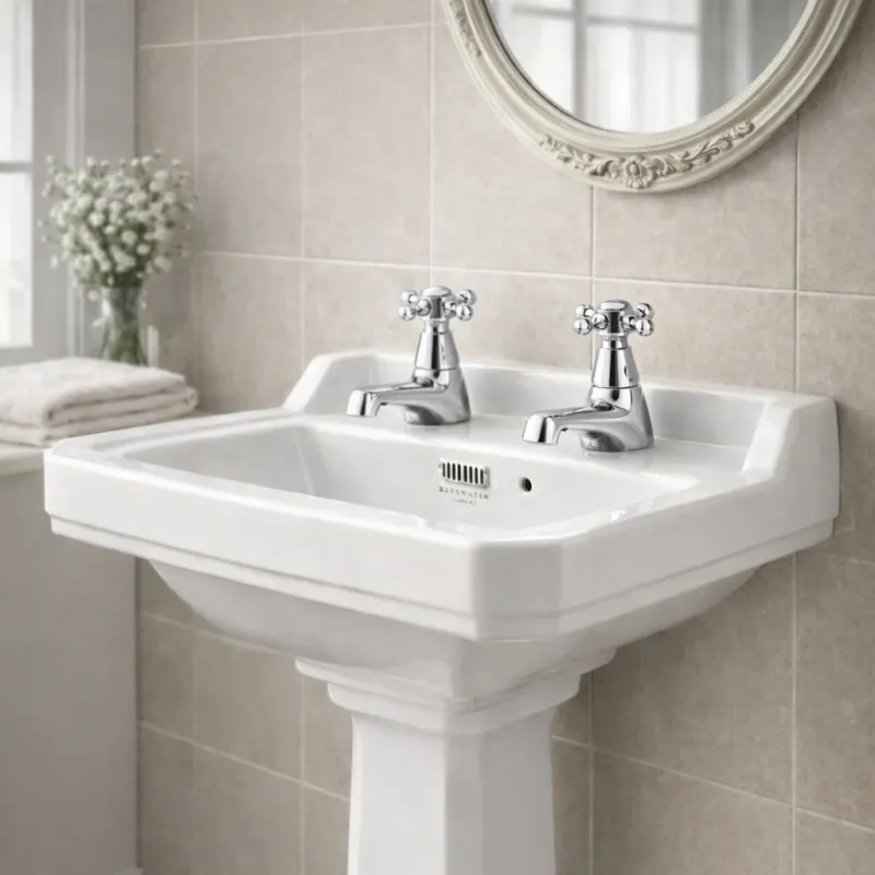 Adare Authentic Basin Taps Chrome (Pair)
