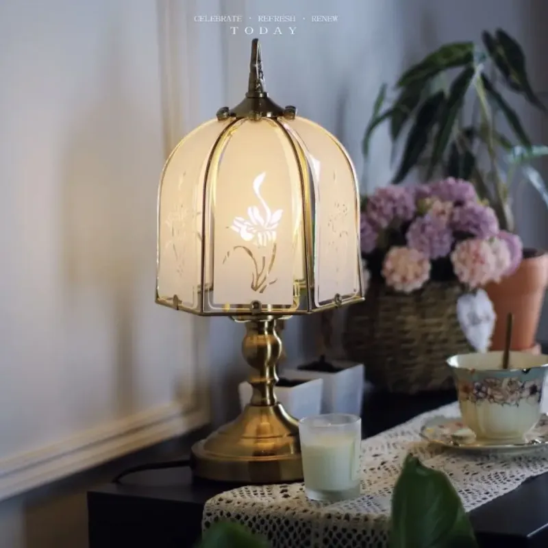 Afralia™ Classic French Chinese Style Bedroom Decorative Light