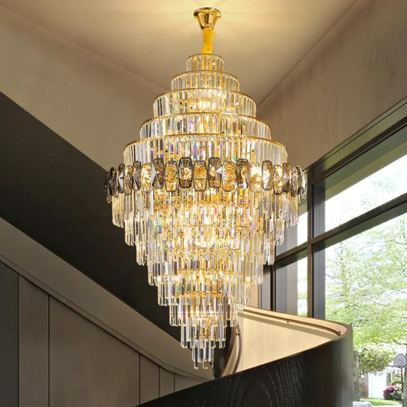 Afralia™ Crystal Chandelier Polished Living Spaces