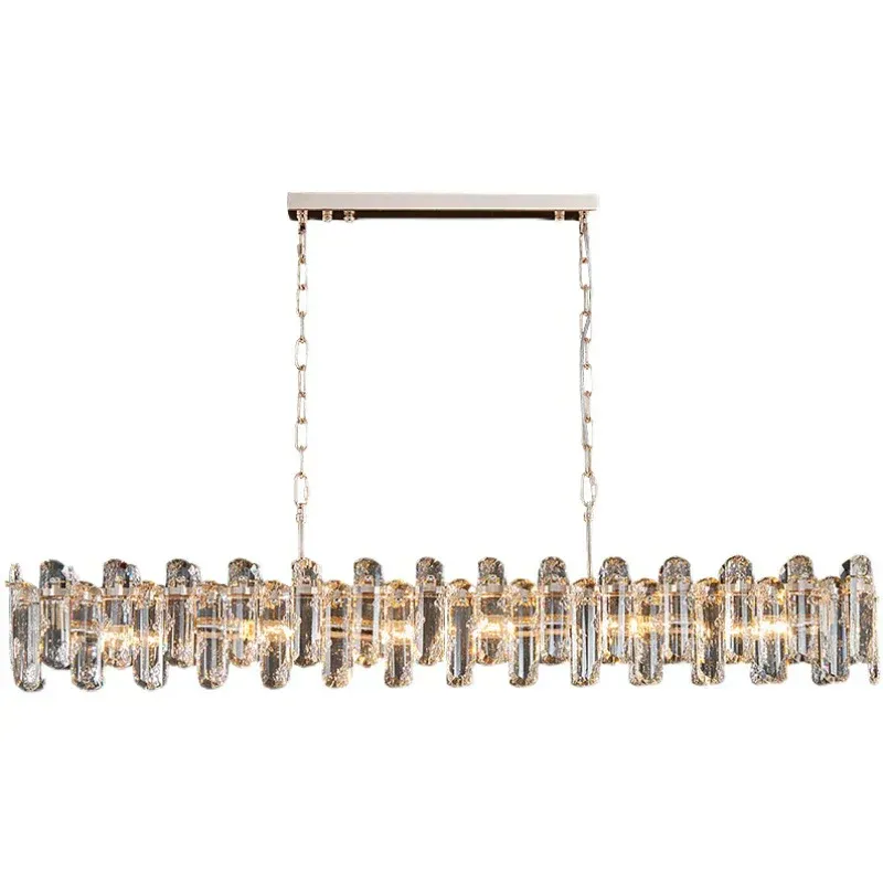 Afralia™ Crystal Dimmable Pendant Airy Luminaire Living Room Bedroom