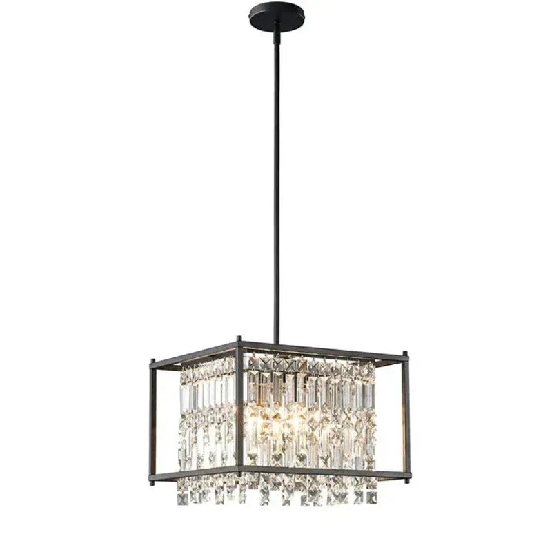 Afralia™ Cutting-edge K9 Crystal Chandelier Ceiling Hanging Lamp Living Room Bedroom