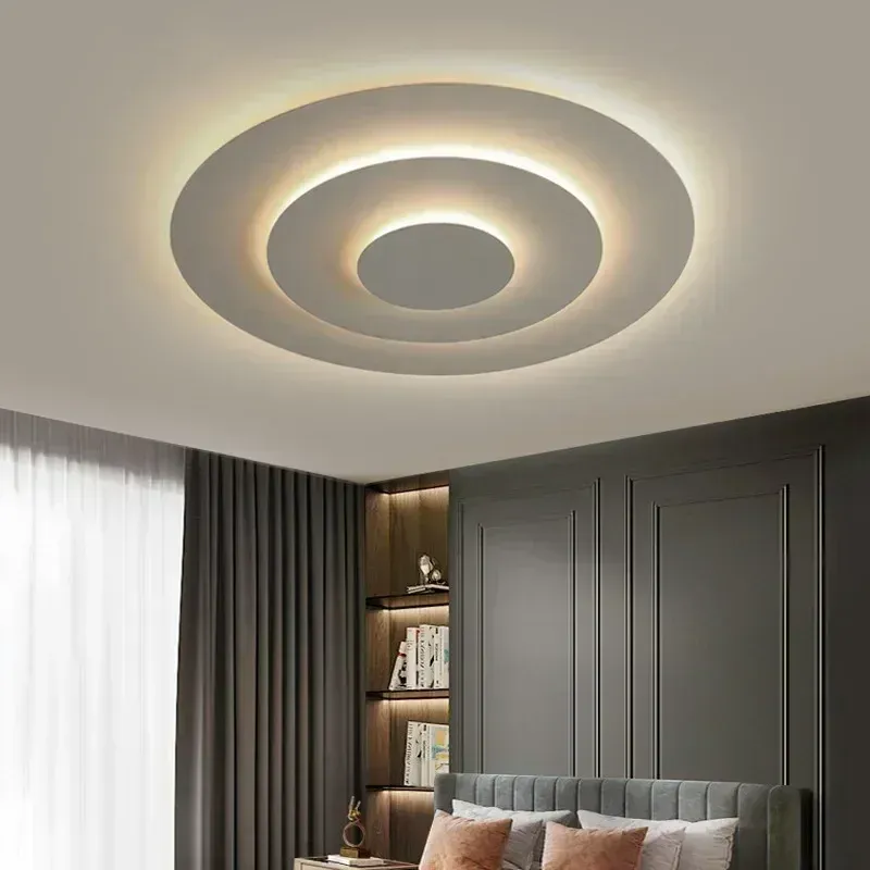 Afralia™ LED Ceiling Chandelier Living Room Bedroom Decor Compatible DeWALT Batteries