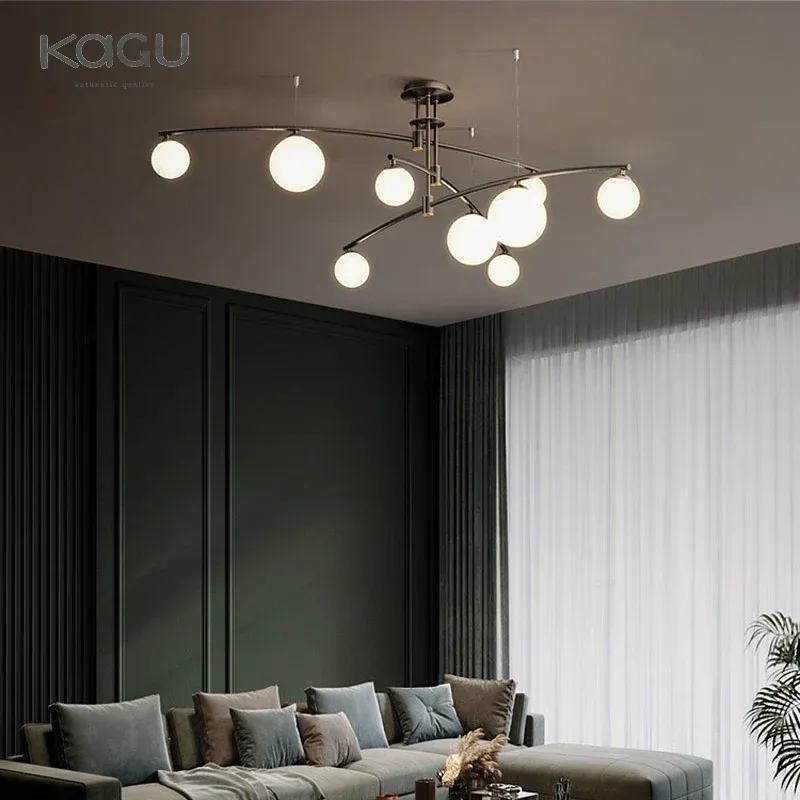 Afralia™ Modern Essential Nordic Chandelier Creative Living Room Decor