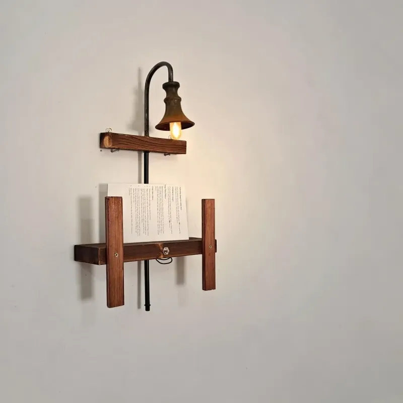 Afralia™ Timeless Wood Wall Lights & Calendar Hangers Home Decor Made USA