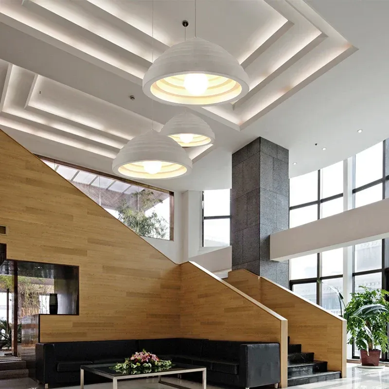 Afralia™ Wabi Sabi LED Pendant Light Nordic Clean Chandelier Home Decor