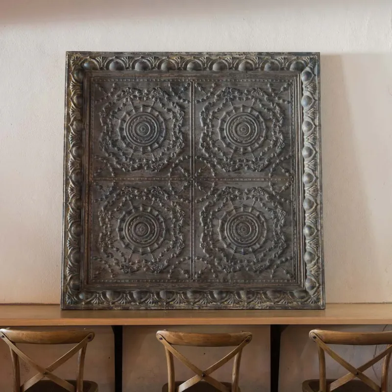 Aged Tin Ceiling Section