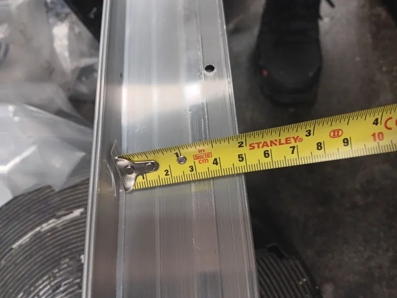 Alum Stair Edge Nose 50x30mm .9mt DIY Projects