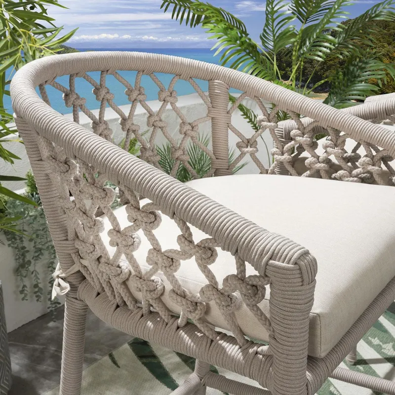 Amelia Garden Counter Stool Cream | Variable Speed | Overload Protection